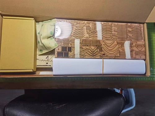 Kit de envío modelo de madera 1:96 HMS Enterprize 1774 450 mm 17" vasello POF - Imagen 10 de 20