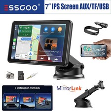 7" Wireless Apple CarPlay Android Auto Tragbar Touchscreen Autoradio Bluetooth