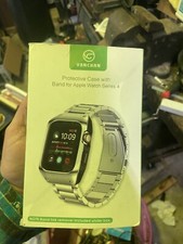Stainless Steel Band Protective Case for Apple Watch 44mm
