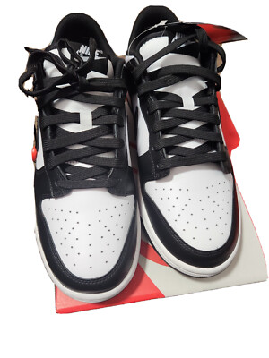 nike dunk low black and white flight club