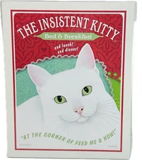 The Insistent Kitty 8x10 Art Print From Retro Pets Works Of Arf By Krista Brooks