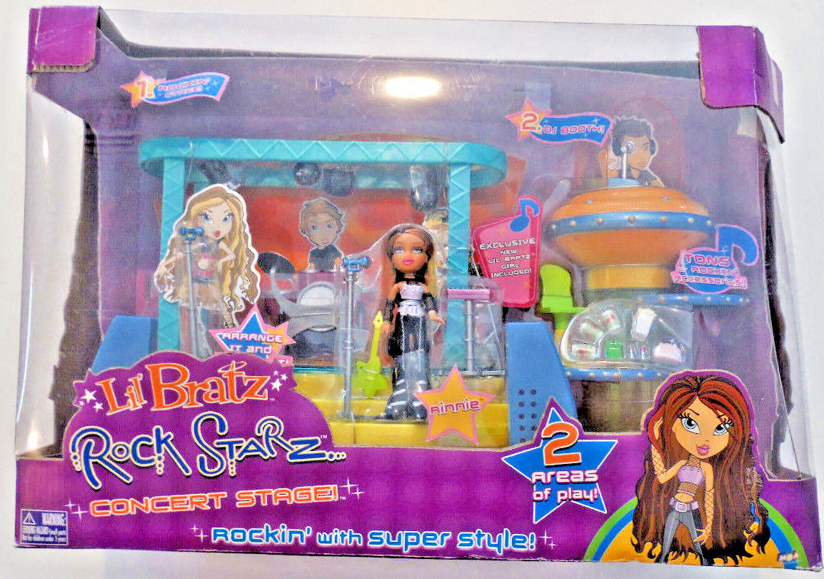 Lil Bratz Rock Starz Concert Stage Girl Rinnie Doll, DJ Booth