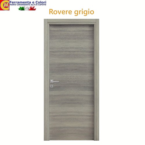 Porta Battente Reversibile Legno Liscia Cieca MICROTEC Porte Per Interni Casa - Foto 9 di 12