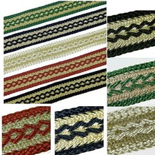 Gimp Braid Trim Upholstery 22mm Wide Sold by the Metre many Colours