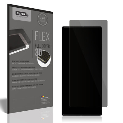 Full Cover Privacy Blickschutzfolie für ZTE Axon 40 Ultra Space Edition Folie