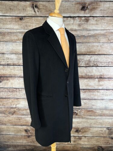 Emporio Armani Wool Cashmere Overcoat Size 40 Jude Line - Picture 5 of 12