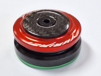 Ultralight 64g Integrierter Drop In 1 1/4'' Steuersatz Tapered unteres 46.8 rot 
