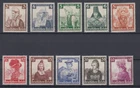 German Reich 588-596 German Emergency Aid Volkstrachten 10 Values MNH