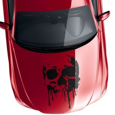 Aufkleber Grunge Totenkopf Spritzer Blut Skull Dekor Auto Sticker #1330-105