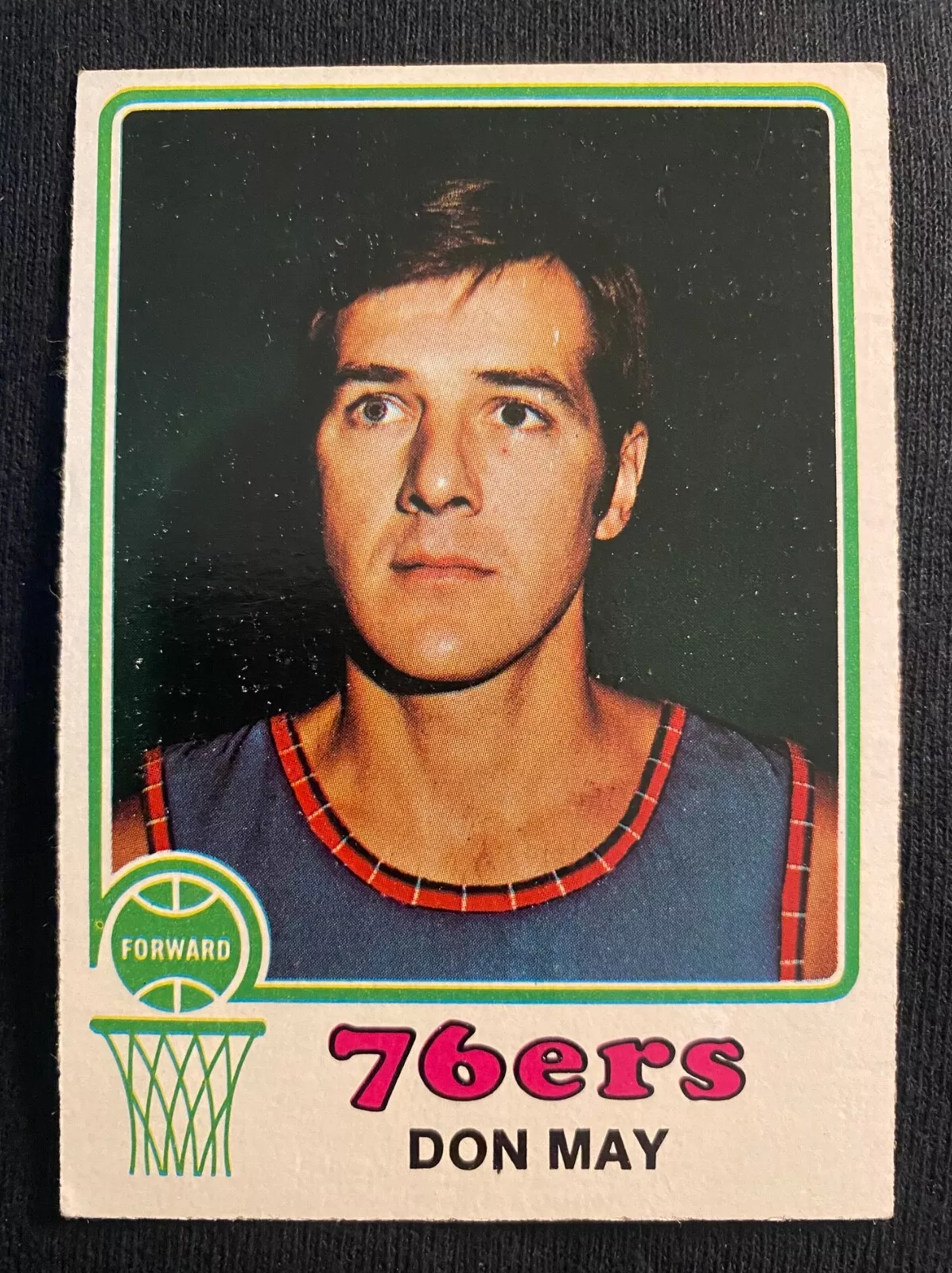 Don May trading card