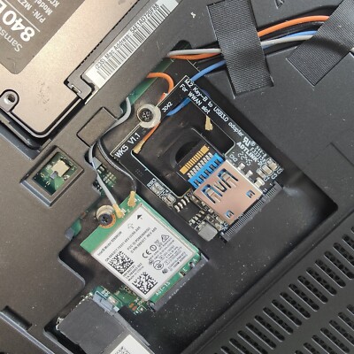 Mustpoint M.2 B-Key To USB 3.0 Adapter Card - Converts Laptop WWAN Slot To USB Port For WiFi/Bluetooth Cards