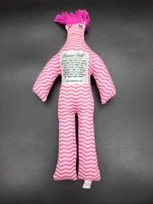 Dammit Doll Stress Relief Plush Pink White 12"