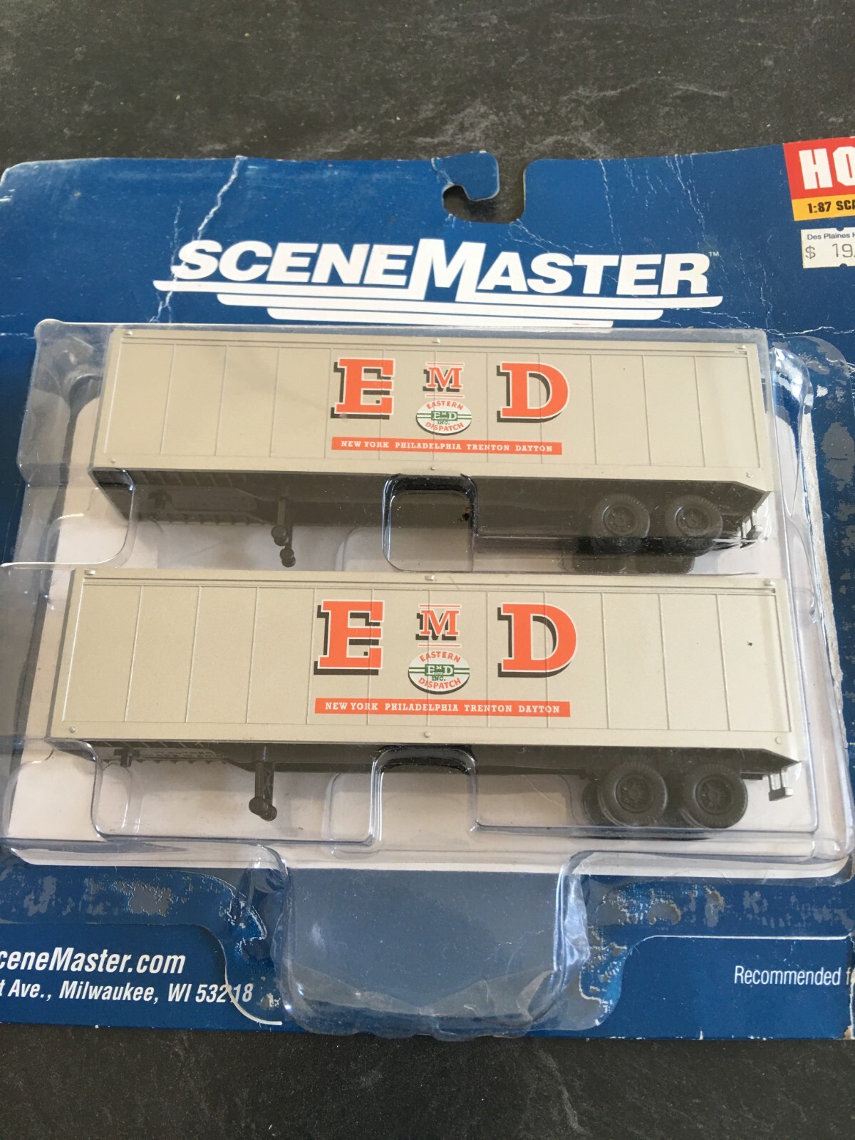 Walthers Scene Master EMD Semi-Trailer 2 Pack HO Scale Trains-image