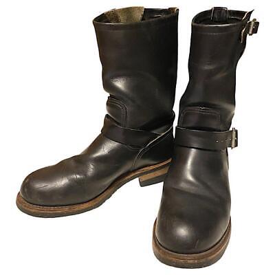 Red Wing 2268 PT91 Engineer Boots Black Leather Men's US7D Red Wing 2268 PT91 Engineer Boots Black Leather Men's US7D