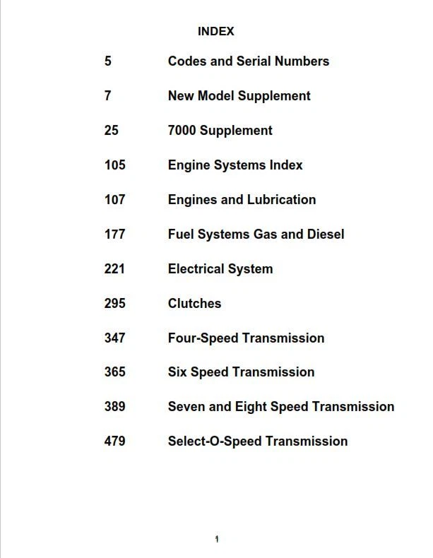 Ford 2000 3000 4000 5000 7000 (3400-5550) manual de taller de tractor 1965-1975 Foto 2 de 4