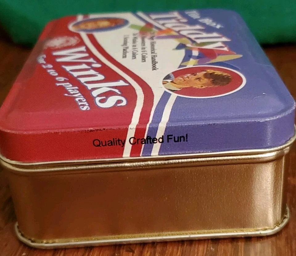 Vintage Tiddly Winks Tin NIB and Disney Marvel Character Puzzle Tin w/ Small... - Image 4 of 4