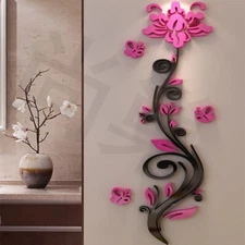 Flowers - Wall Decoration - Router Plotter Cut Vector CNC file 025