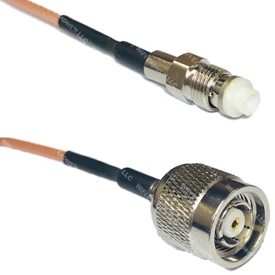 RG316 FME FEMALE to RP-TNC MALE RF Cable Rapid-SHIP LOT