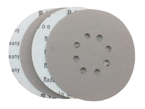 6" X 8 Hole Platinum Film Hook and Loop Grip Sanding Discs (25 Pack, 400 Grit) - Picture 2 of 3