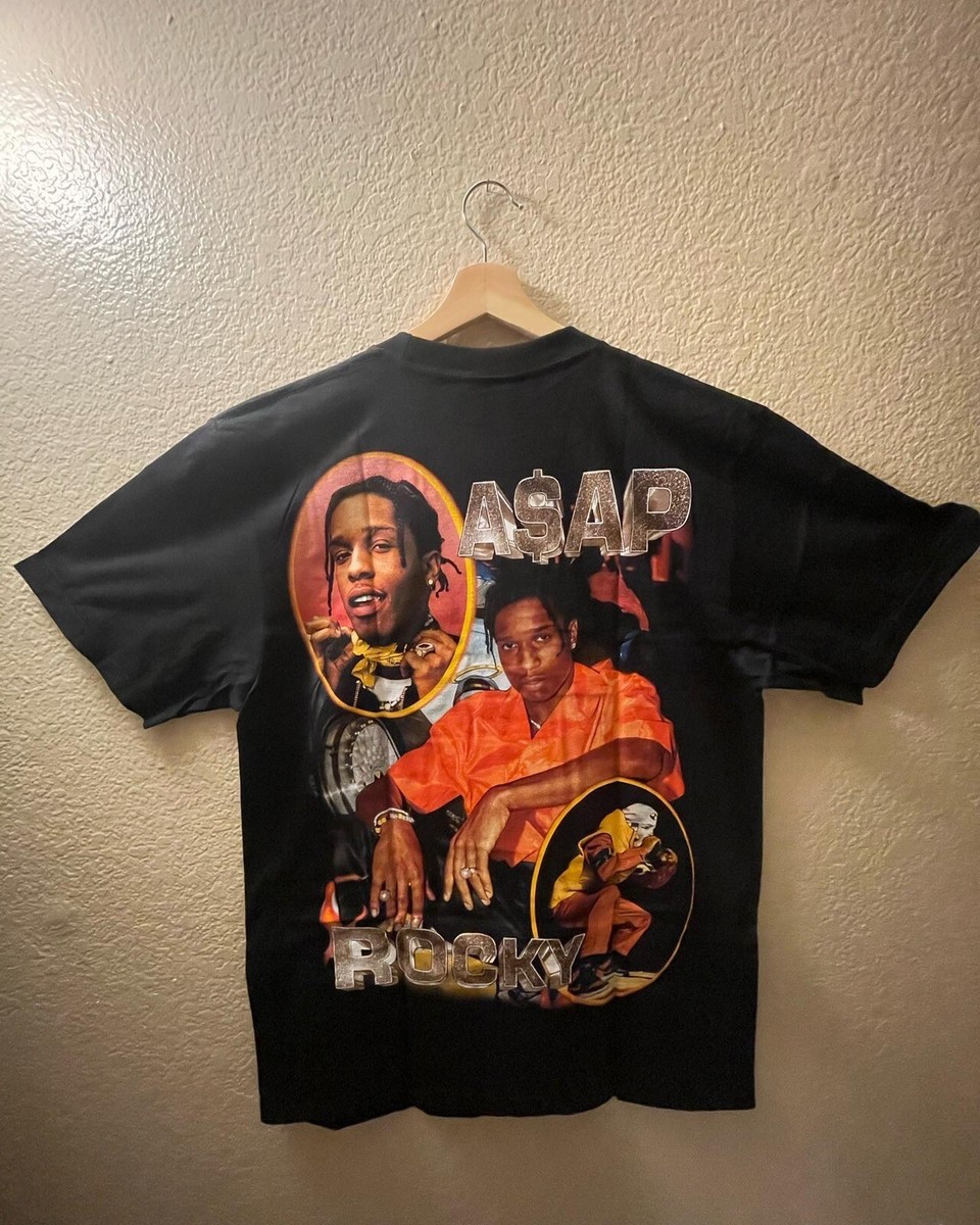 A$AP Rocky Bootleg Shirt - Vintage Graphic Tees - Size:XL Front