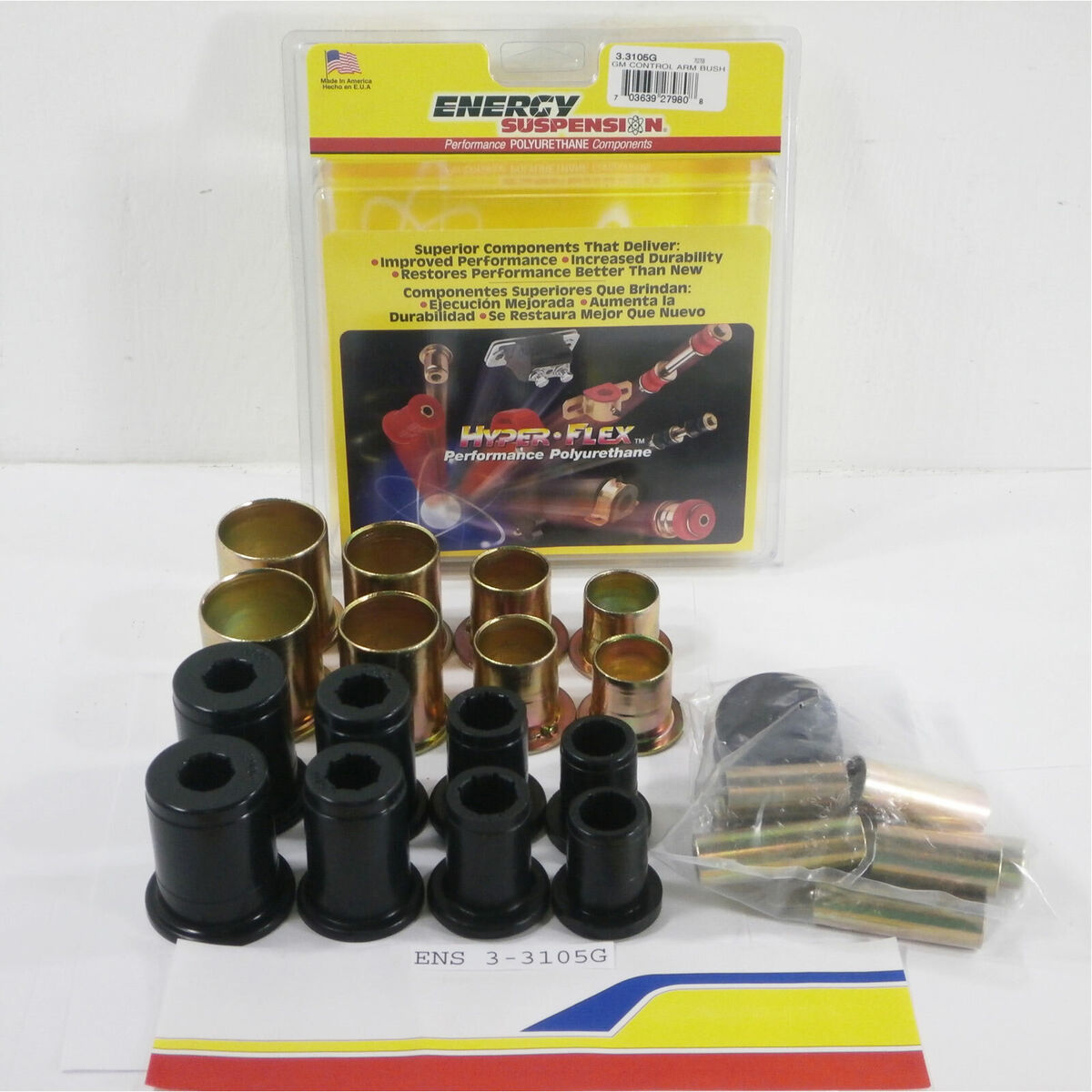 Energy Suspension Front Control Arm Bushing GM 3.3105G Energy Suspension Front Control Arm Bushing GM 3.3105G
