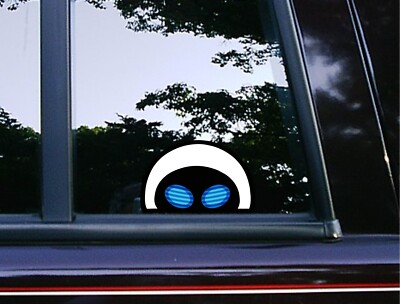 Eve Peeker Peeking Peek Window Vinyl Car Decals Disney Stickers Wall E Movie