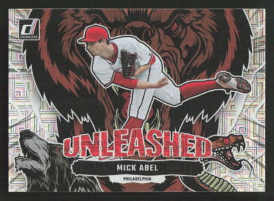 2023 Donruss Mick Abel Unleashed Vector #U8 Card