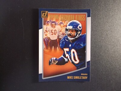 2018 Panini Donruss All-Time Gridiron Kings Mike Singletary Card # AGK-21