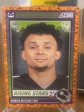 2024 Roman Wilson Rookie #43 Orange Pumpkins RC Score A Treat Steelers 