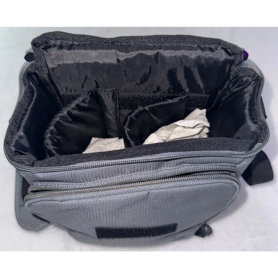 Bolso para cámara SLR Eddie Bauer gris y negro nuevo con etiquetas Foto 4 de 4