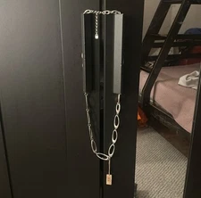 Uno de 50 Silver-Plated Long Necklace with Sterling Silver Links