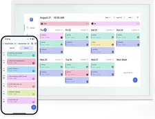 Digital Calendar –Touchscreen Interactive Planner 10.1 Inch, White 