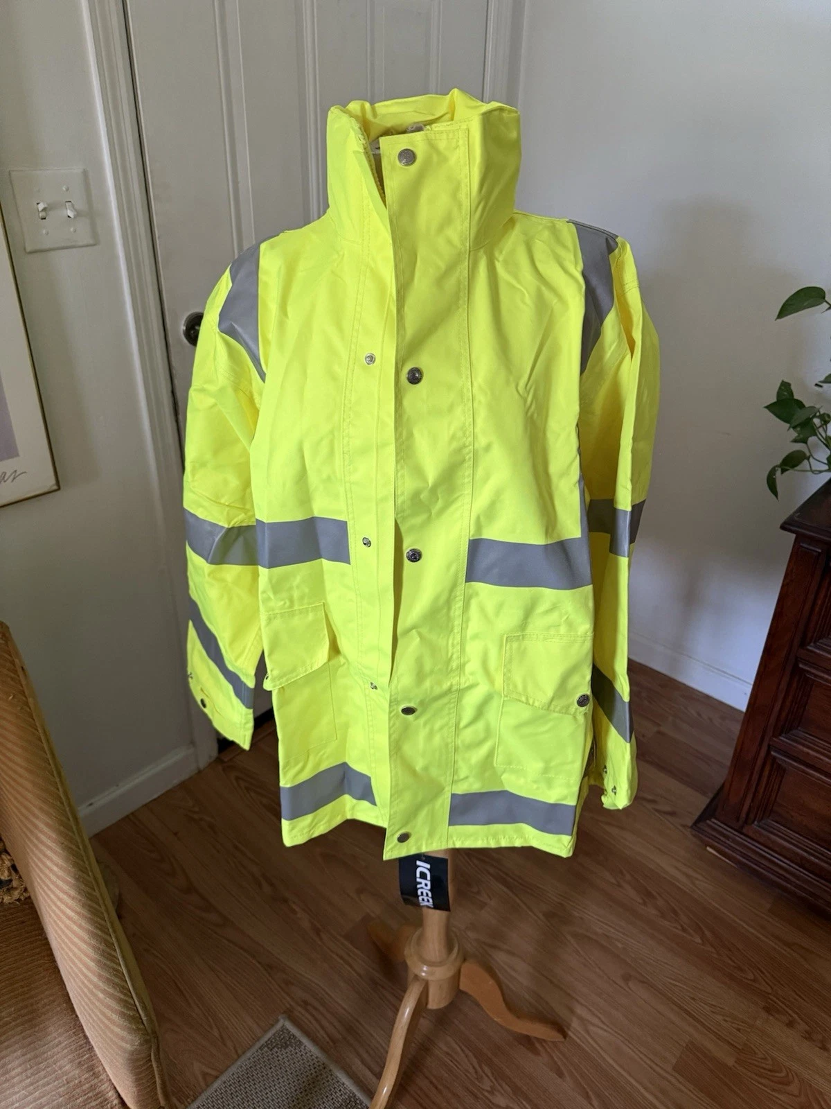 iCreek Rain Jacket/Raincoat Unisex S Outdoor Waterproof fluorescent visibility