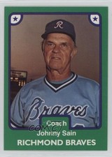 1984 TCMA Minor League Johnny Sain #156 0q3
