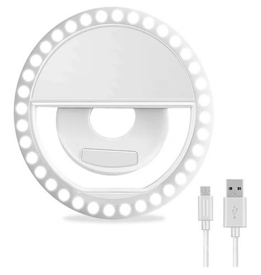  3 Selfie Ring Light LEDs Clip Camera Light 