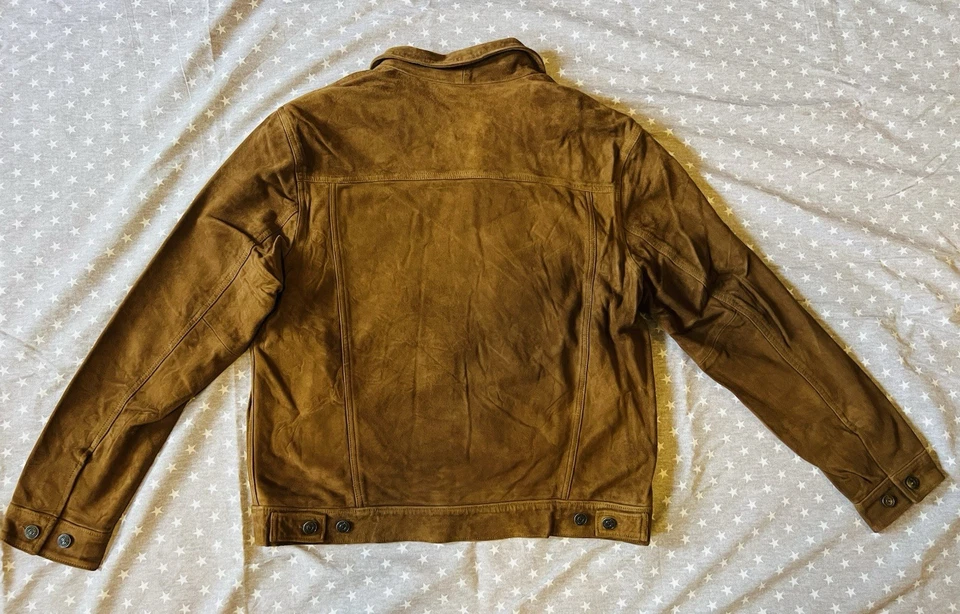 Polo Ralph Lauren Brown suede leather jacket NWT Large - Image 3 of 4