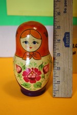 Beautifully Painted 9 Piece Russian Nesting Doll