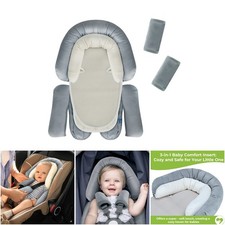 3-in-1 Baby Body Support Strap Covers Set Soft Car Seat Insert Cushion Newborn