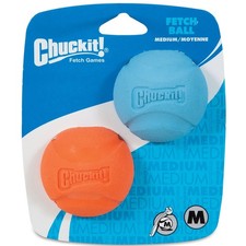Chuckit Dog Fetch Toy FETCH BALL Durable Rubber Fits Launcher MEDIUM
