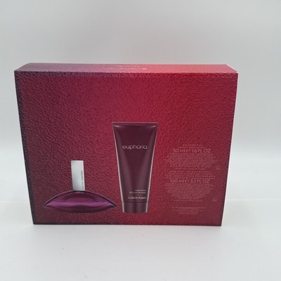 Calvin Klein 2 Piece 1.6 3.3 oz / 50 100 ml Euphoria GIFT SET for Women NEW BOX