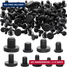 90 Pcs Silicone Rubber Hole Plugs, 9 Sizes: 0.12 to 0.31 High-Temper