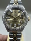 Vintage Rolex 6917 Datejust Ladies 26mm Custom Diamond Bezel Dial Two-Tone Auto