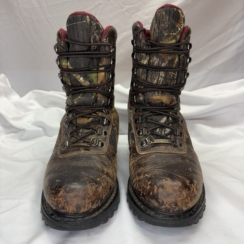 Cabelas Gore-Tex Camo Hiking Hunting Boots Iron Ridge Sz Men’s 6 M Women’s 8 M - Bild 2 von 16