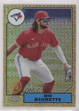 2022 Series 1 1987 Topps Chrome Silver Pack Mojo Bo Bichette #T87C-69 0bt4