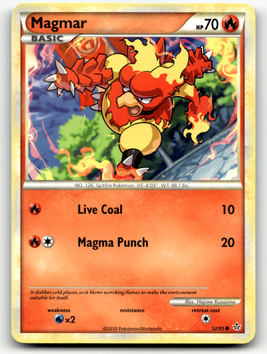 Magmar 52/95 Normal Common Unleashed LP