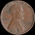 1950 P Lincoln Wheat Cent Penny COMBINED SHIPPING 31526