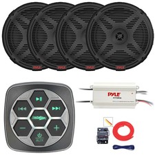 Metra Marine Bluetooth with Controller, 4x 6.5" 600W Speakers, Amplifier, Kit