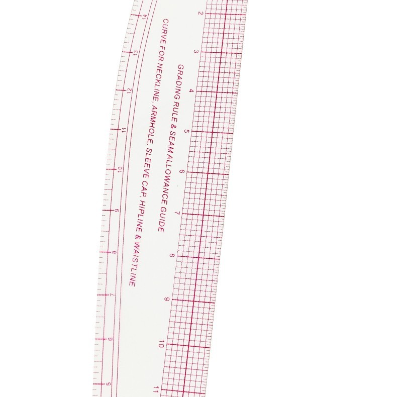 3-in-1 French Curve, Hip curve and Straight Ruler, Vary Form Curve Ruler - 16"