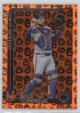 2025 Topps Update Jack-O'-Lantern Foil Luis Torrens #US297 4d5