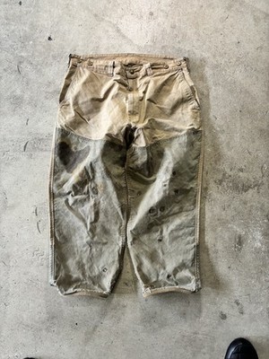 Vintage Double Knee Pants With A Bunch Of Repairs Size 38